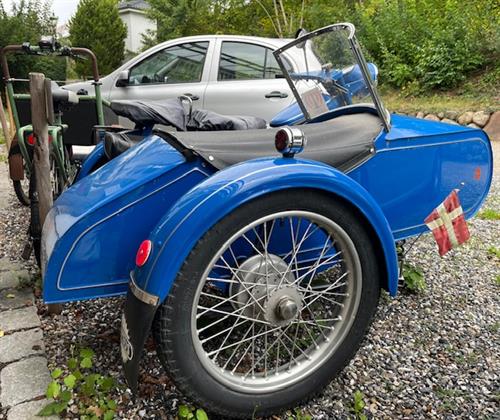 1956 Nimbus med engstrøm sidevogn